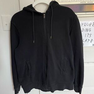 Black Zip-Up Hoodie - H&M